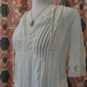 Knox Rose White Cover-up Boho XS